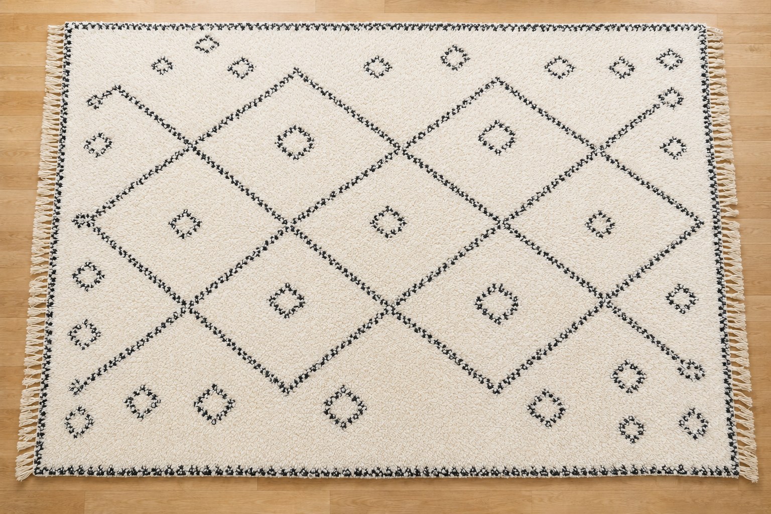 Tapis berbère après nettoyage